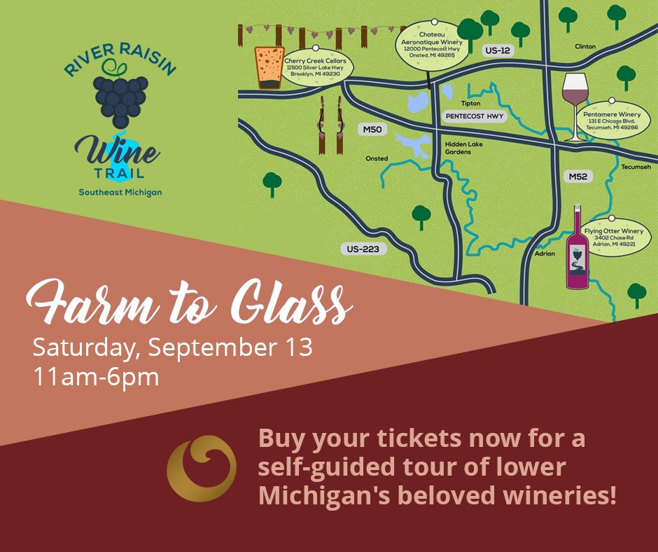 Farm to Glass Fare & Pair Saturday September 13, 2025