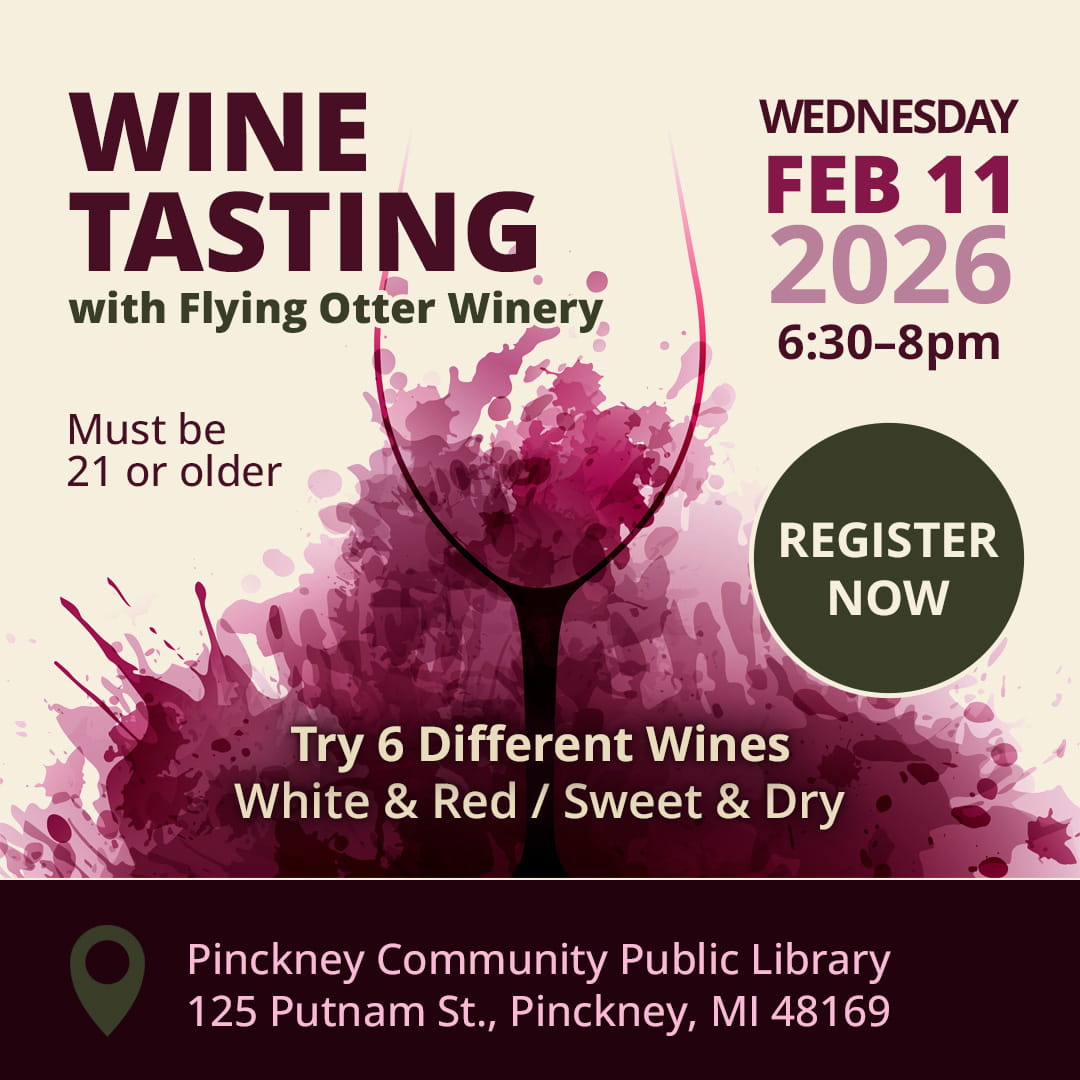 Wine Tasting at Pinckney Community Public Library